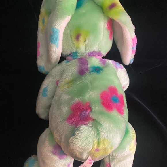 HTF Vintage Floral Bunny Rabbit stuffed animal plush - Picture 8 of 9